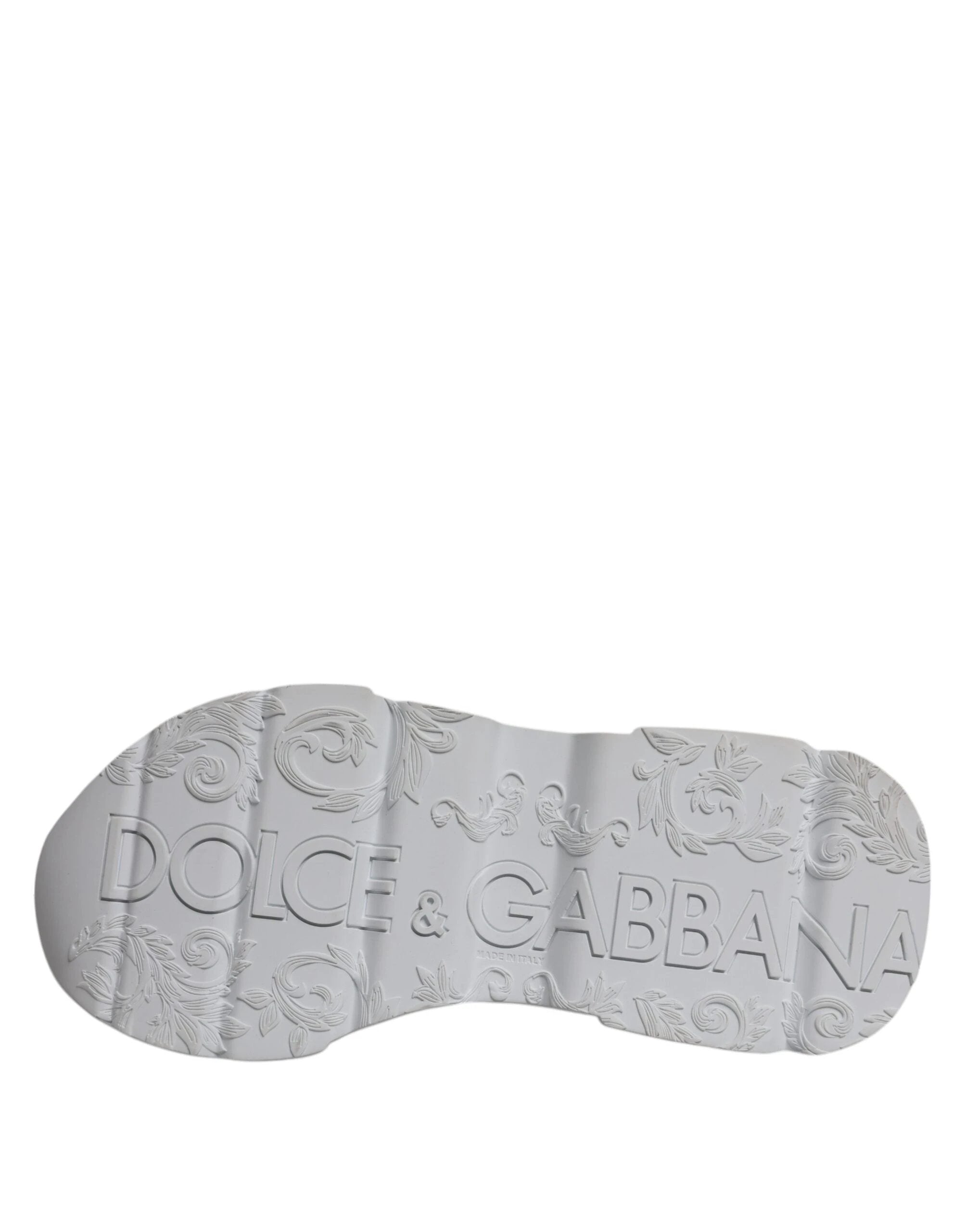 Dolce & Gabbana White Daymaster Low Top Sneakers Shoes by Dolce & Gabbana