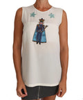 Dolce & Gabbana White Silk Crystal Sequined Fairy T-shirt by Dolce & Gabbana