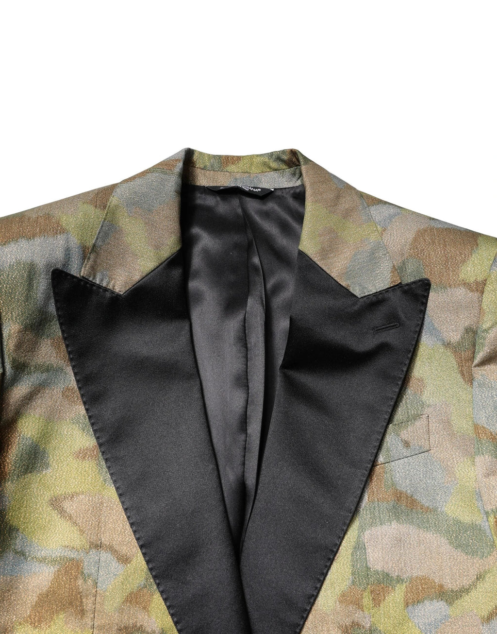 Dolce & Gabbana Multicolor Camouflage SICILIA 3 Piece Suit by Dolce & Gabbana