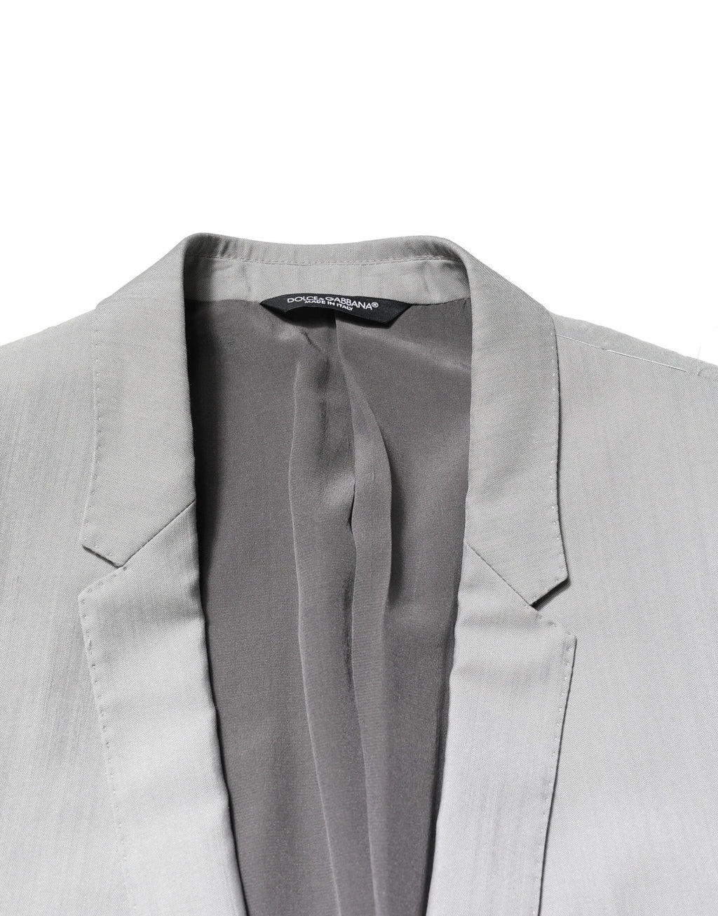 Dolce & Gabbana Light Gray Wool GOLD 2 Piece Formal Suit by Dolce & Gabbana