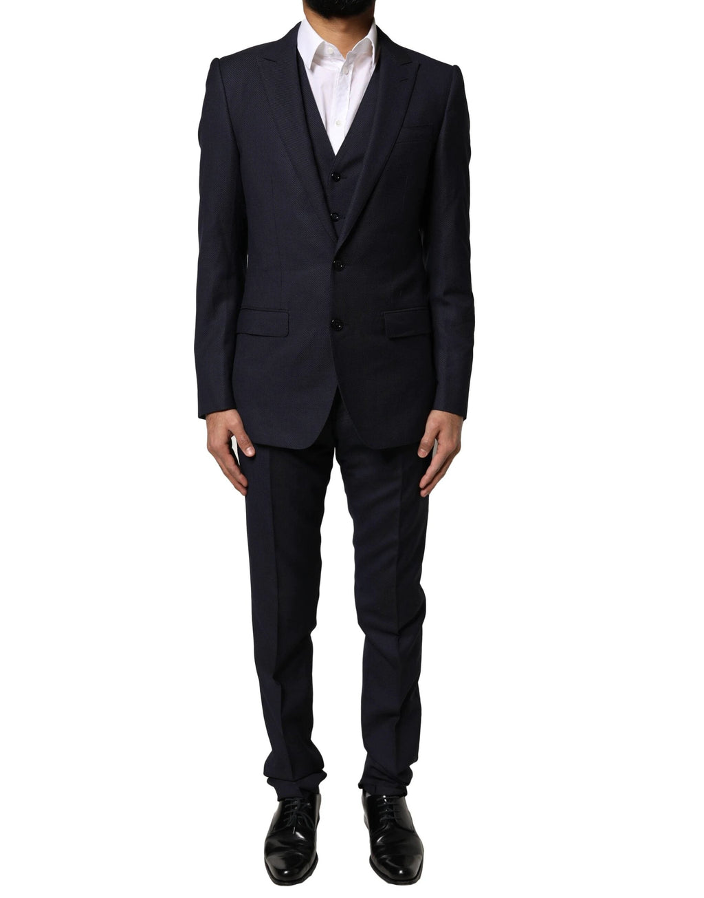 Dolce & Gabbana Black Fantasy MARTINI 3 Piece Formal Suit by Dolce & Gabbana