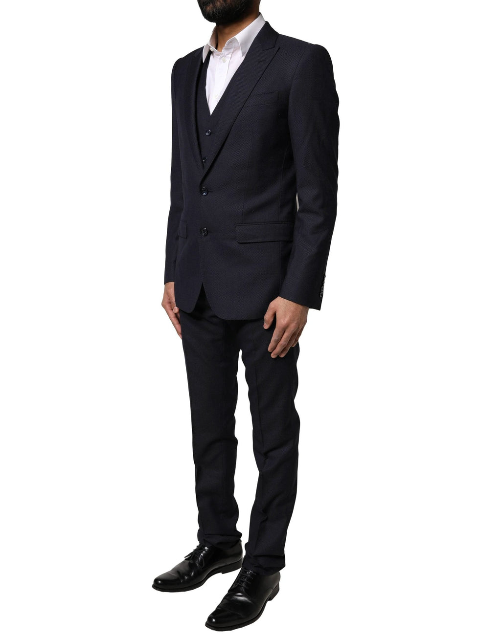 Dolce & Gabbana Black Fantasy MARTINI 3 Piece Formal Suit by Dolce & Gabbana