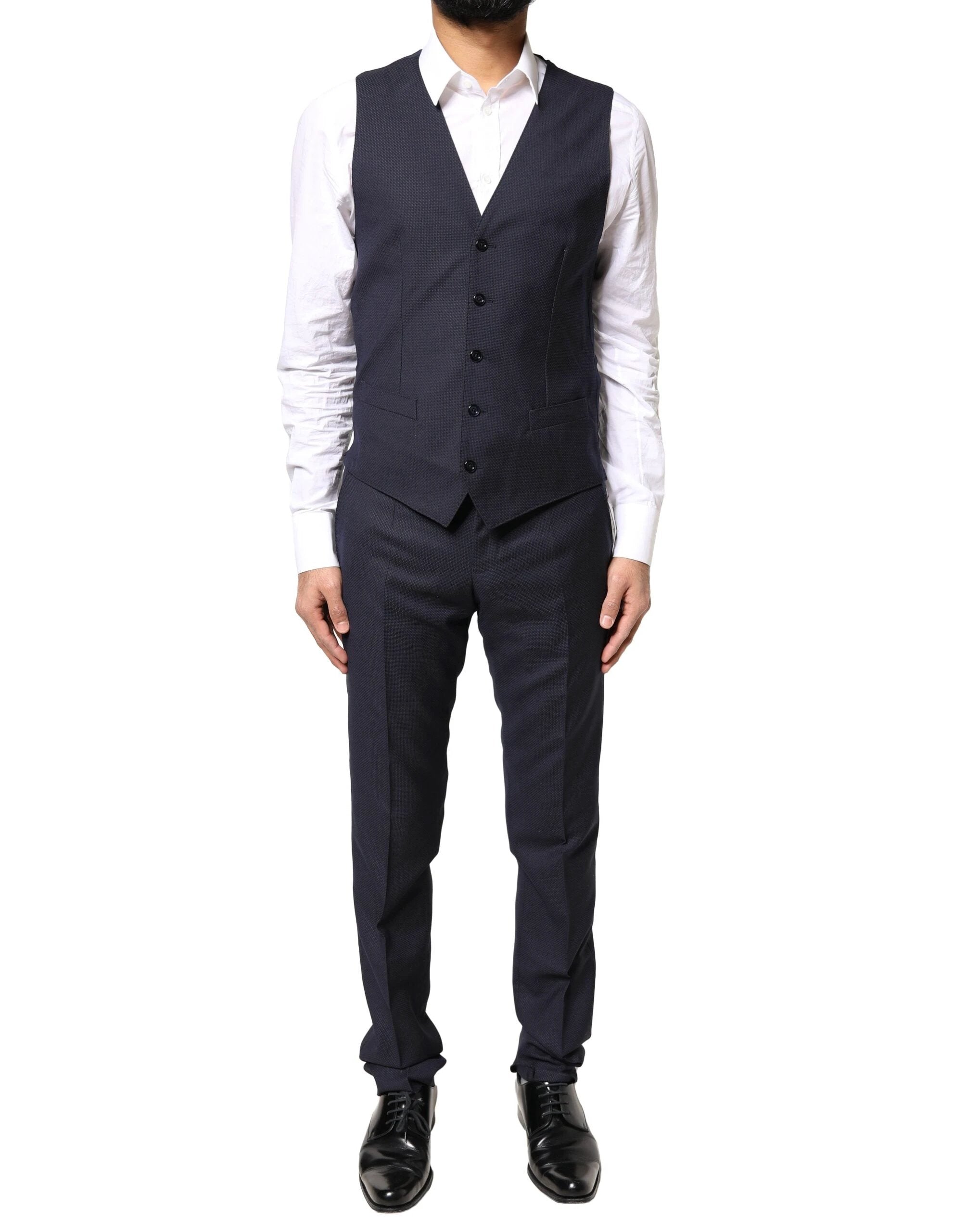 Dolce & Gabbana Black Fantasy MARTINI 3 Piece Formal Suit by Dolce & Gabbana