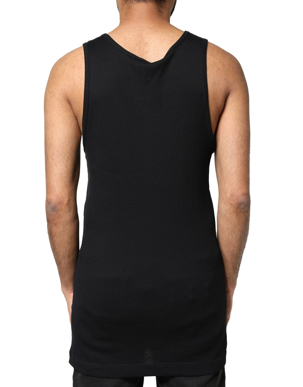 Dolce & Gabbana Black Cotton Rip Style Sleeveless Men Tank T-shirt by Dolce & Gabbana