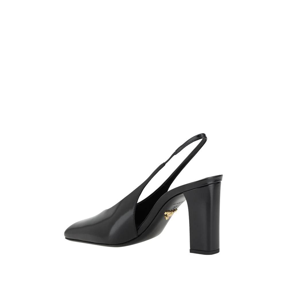 Prada Black Calf Leather Pumps by Prada