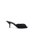 Dolce & Gabbana Black Cotton Mules by Dolce & Gabbana