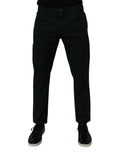Dolce & Gabbana Dark Green Cotton Loose Men Denim Jeans by Dolce & Gabbana