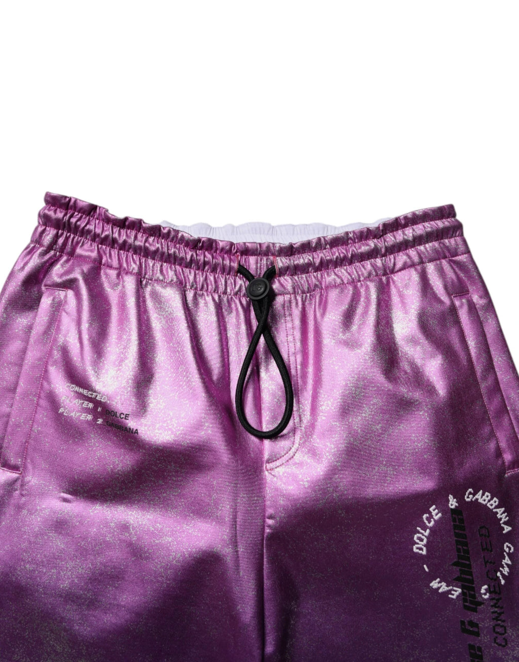 Dolce & Gabbana Pink Purple Two Tone Jogger Sweatpants Pants by Dolce & Gabbana