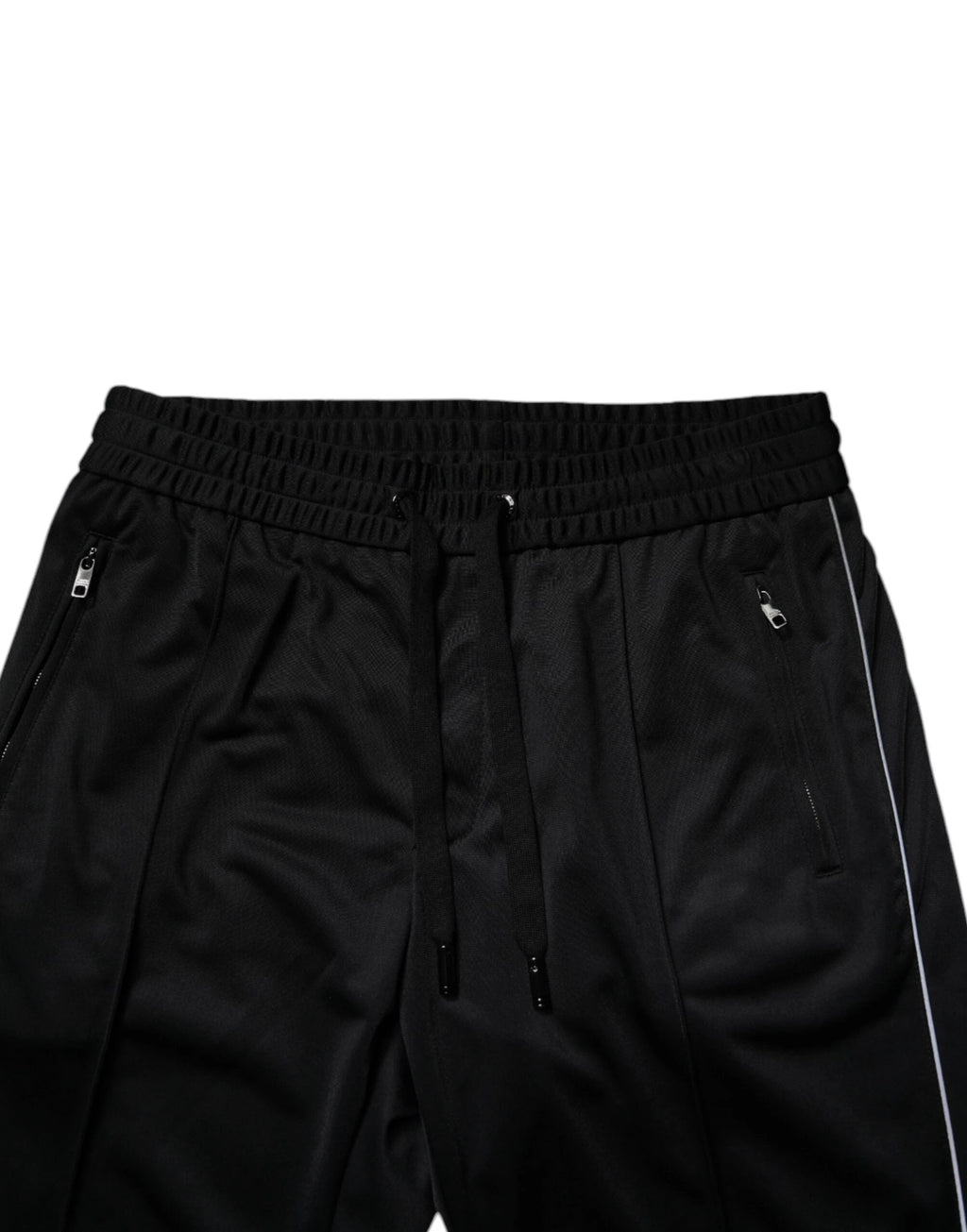 Dolce & Gabbana Black Polyester Men Jogger Sweatpants Pants by Dolce & Gabbana