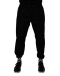 Dolce & Gabbana Black Cotton Men Jogger Sweatpants Pants by Dolce & Gabbana
