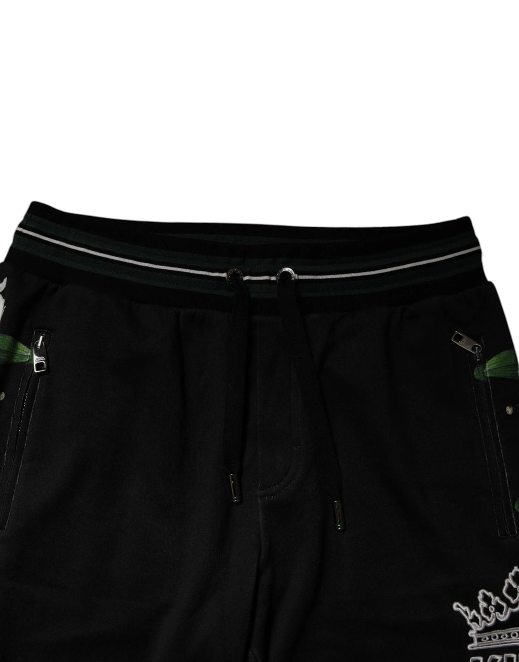 Dolce & Gabbana Black Floral King Men Jogger Sweatpants Pants by Dolce & Gabbana