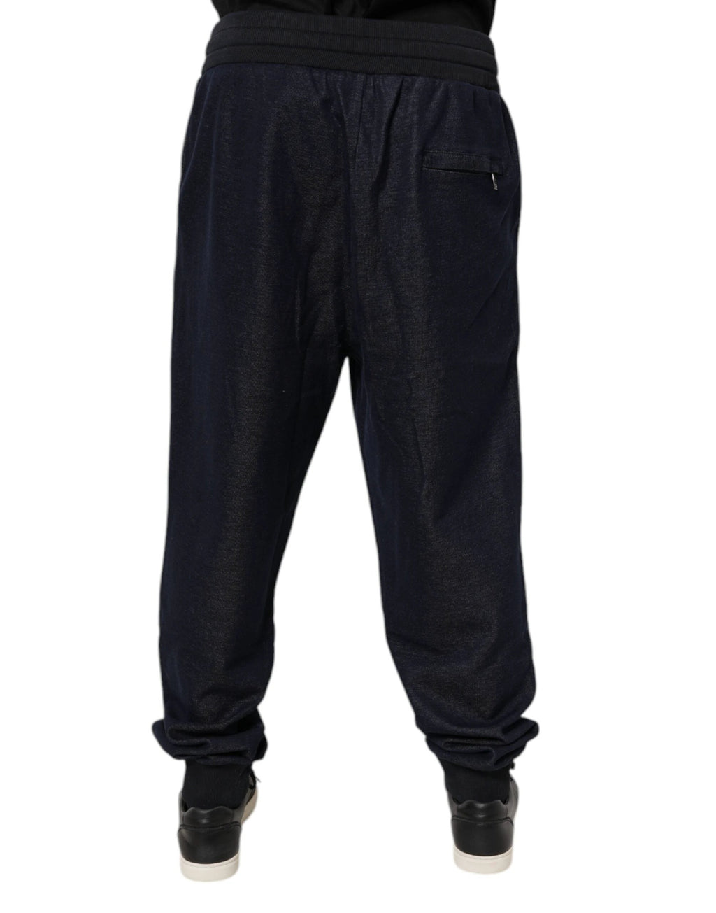 Dolce & Gabbana Black Jacquard Jogger Men Sweatpants Pants by Dolce & Gabbana