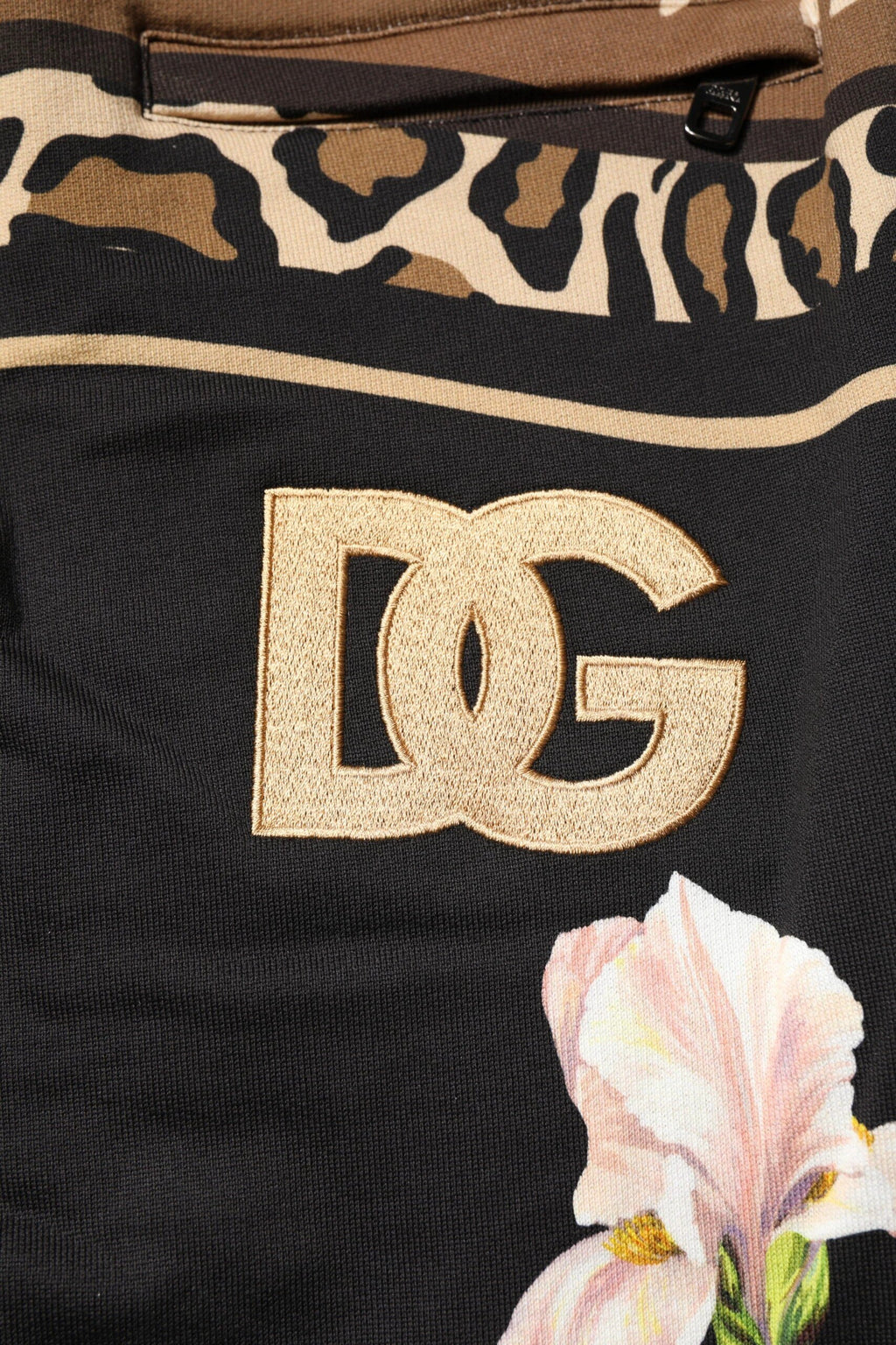 Dolce & Gabbana Black Floral Cotton Jogger Sweatpants Pants by Dolce & Gabbana