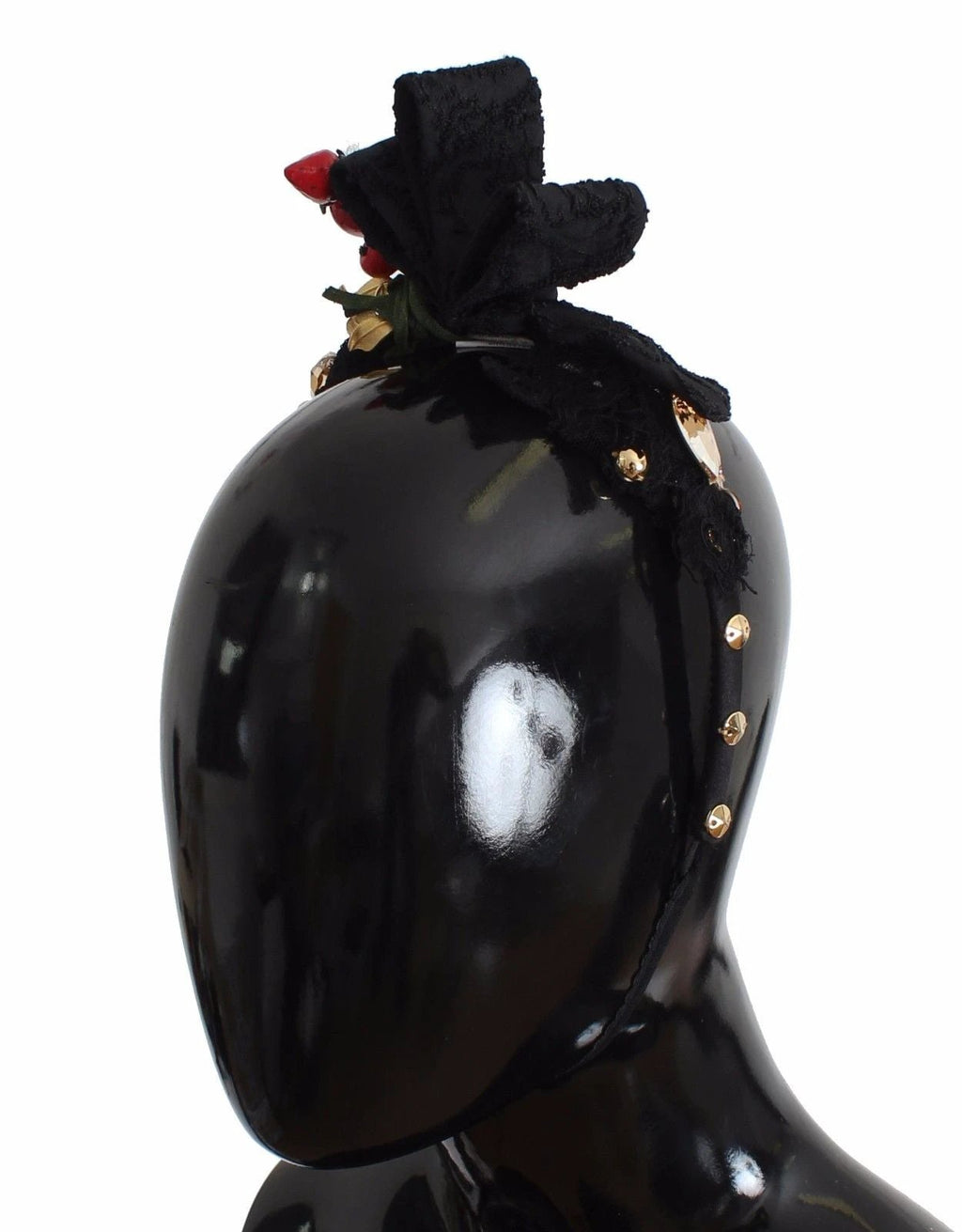 Dolce & Gabbana Diadem Headband Tiara Berry Fruit Crystal Bow Hair by Dolce & Gabbana