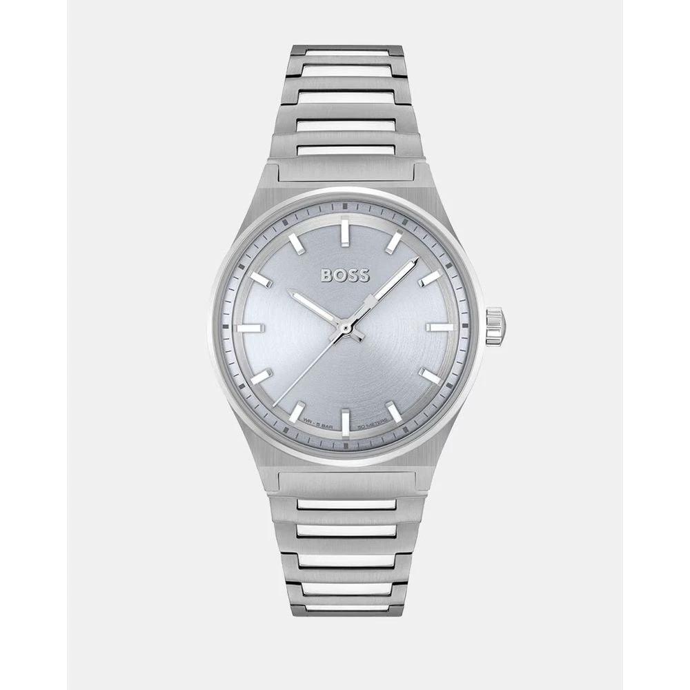 Hugo Boss Silver Stainless Steel Dress Watch by Hugo Boss
