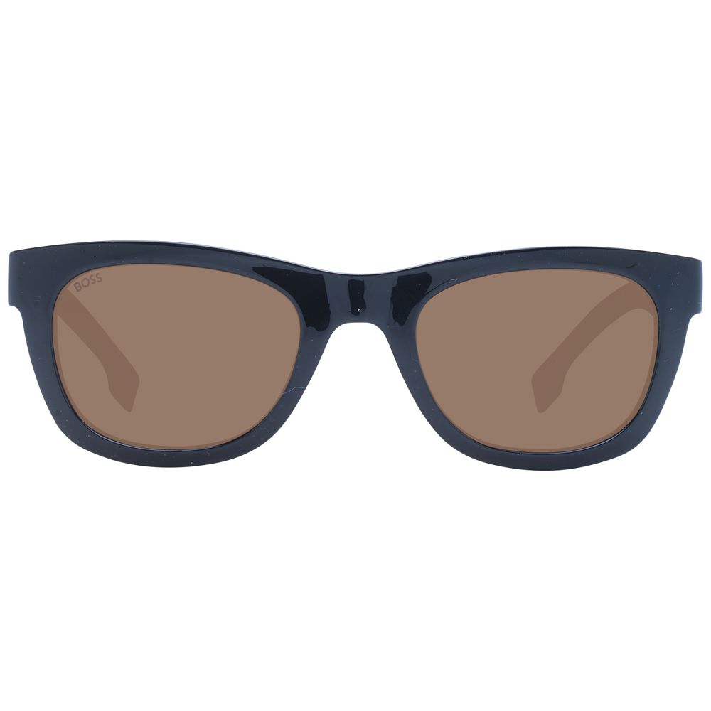 Lunettes de soleil Hugo Boss noires en propionate de cellulose écologique