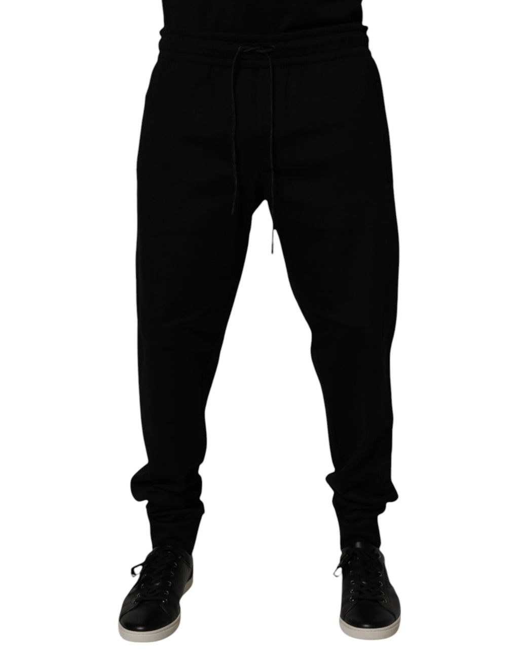 Dolce & Gabbana Black Cotton Blend Jogger Sweatpants Pants by Dolce & Gabbana