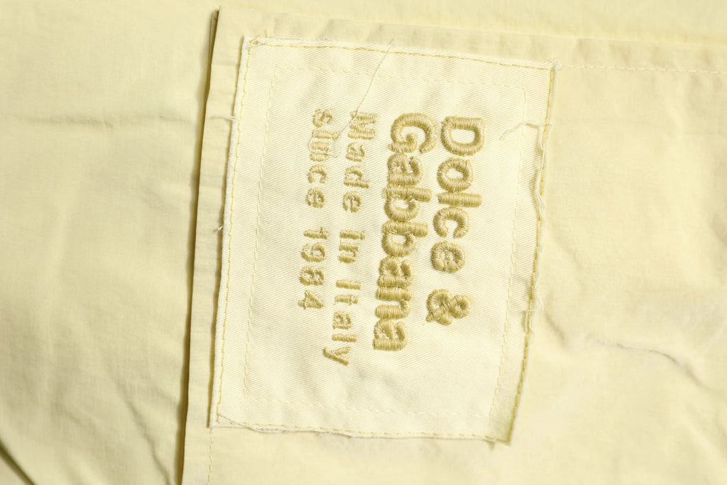 Dolce & Gabbana Yellow Nylon Cargo Chain Men Jogger Pants by Dolce & Gabbana
