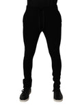Dolce & Gabbana Black Cashmere Jogger Men Sweatpants Pants by Dolce & Gabbana