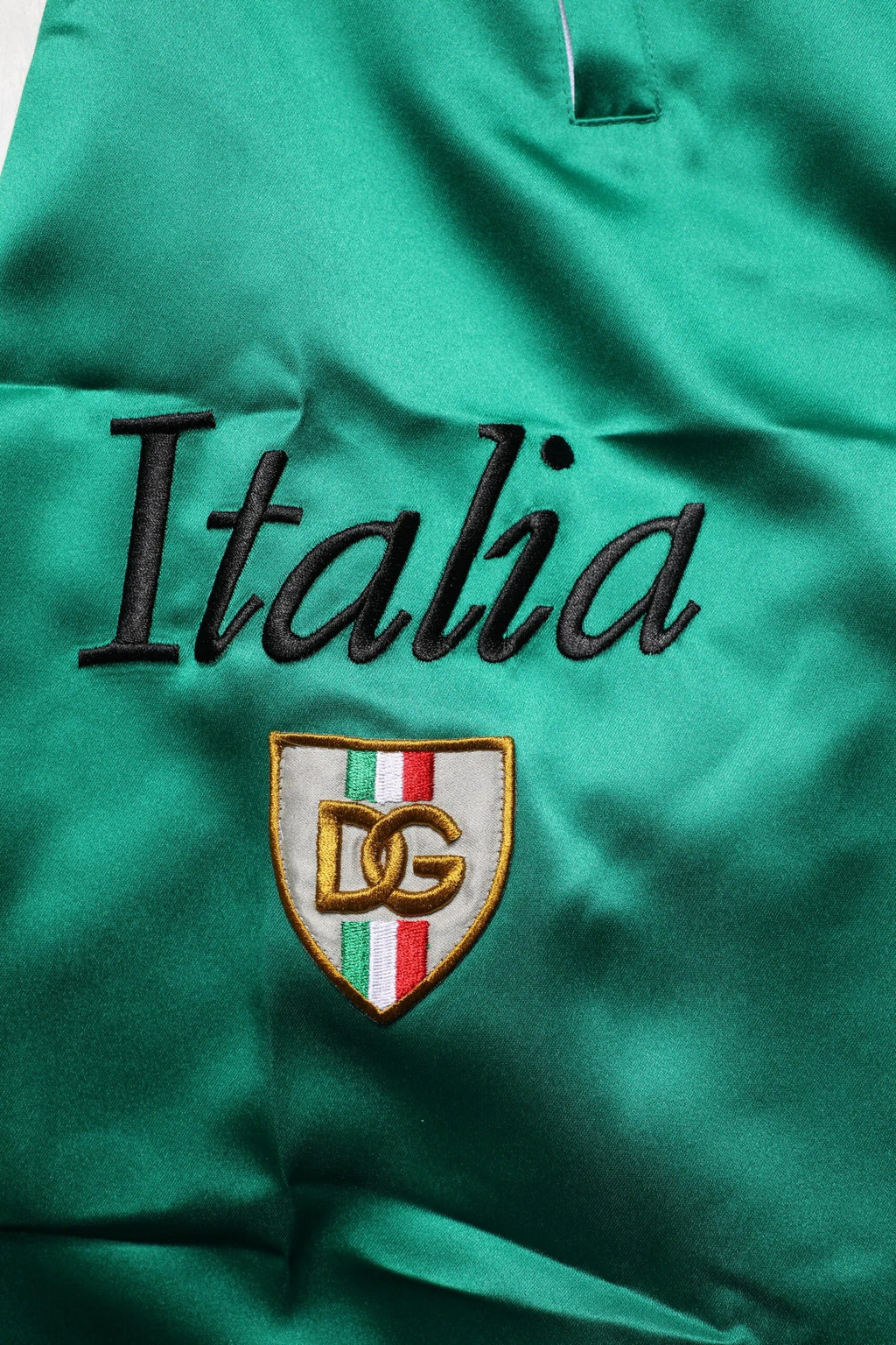 Dolce & Gabbana Multicolor Italia Polyester Bermuda Shorts by Dolce & Gabbana