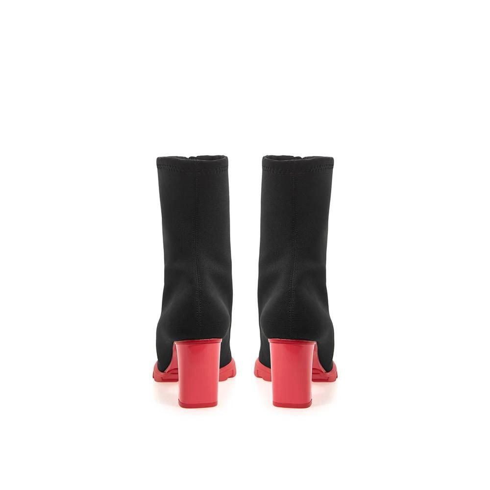 Alexander McQueen Black Neoprene Ankle Boots by Alexander McQueen