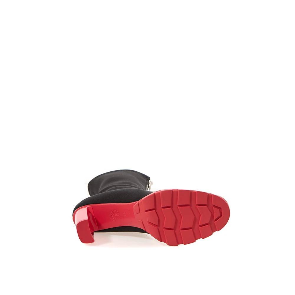 Alexander McQueen Black Neoprene Ankle Boots by Alexander McQueen