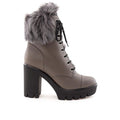 Giuseppe Zanotti Beige Eco Leather Lace-Up Boots by Giuseppe Zanotti