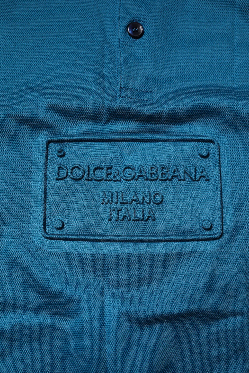 Dolce & Gabbana Blue Logo Cotton Men Polo Shirt T-shirt by Dolce & Gabbana