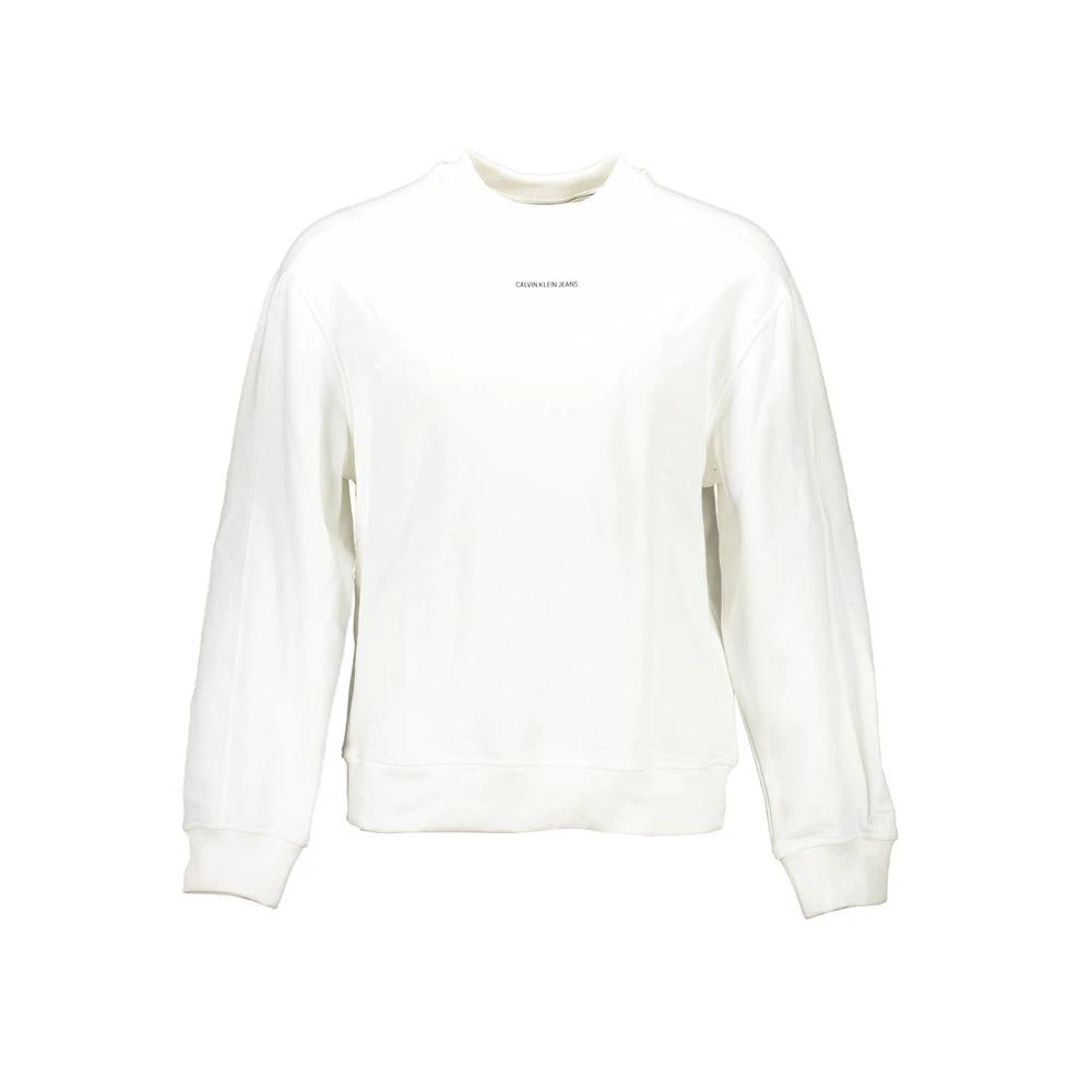 Calvin Klein Bianco Cotton Mens Sweatshirt by Calvin Klein