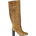 Tommy Hilfiger Beige Leather Women Boot by Tommy Hilfiger