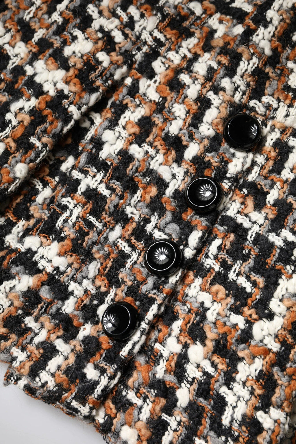 Dolce & Gabbana Multicolor High Waist Tartan Tweed Mini Skirt by Dolce & Gabbana