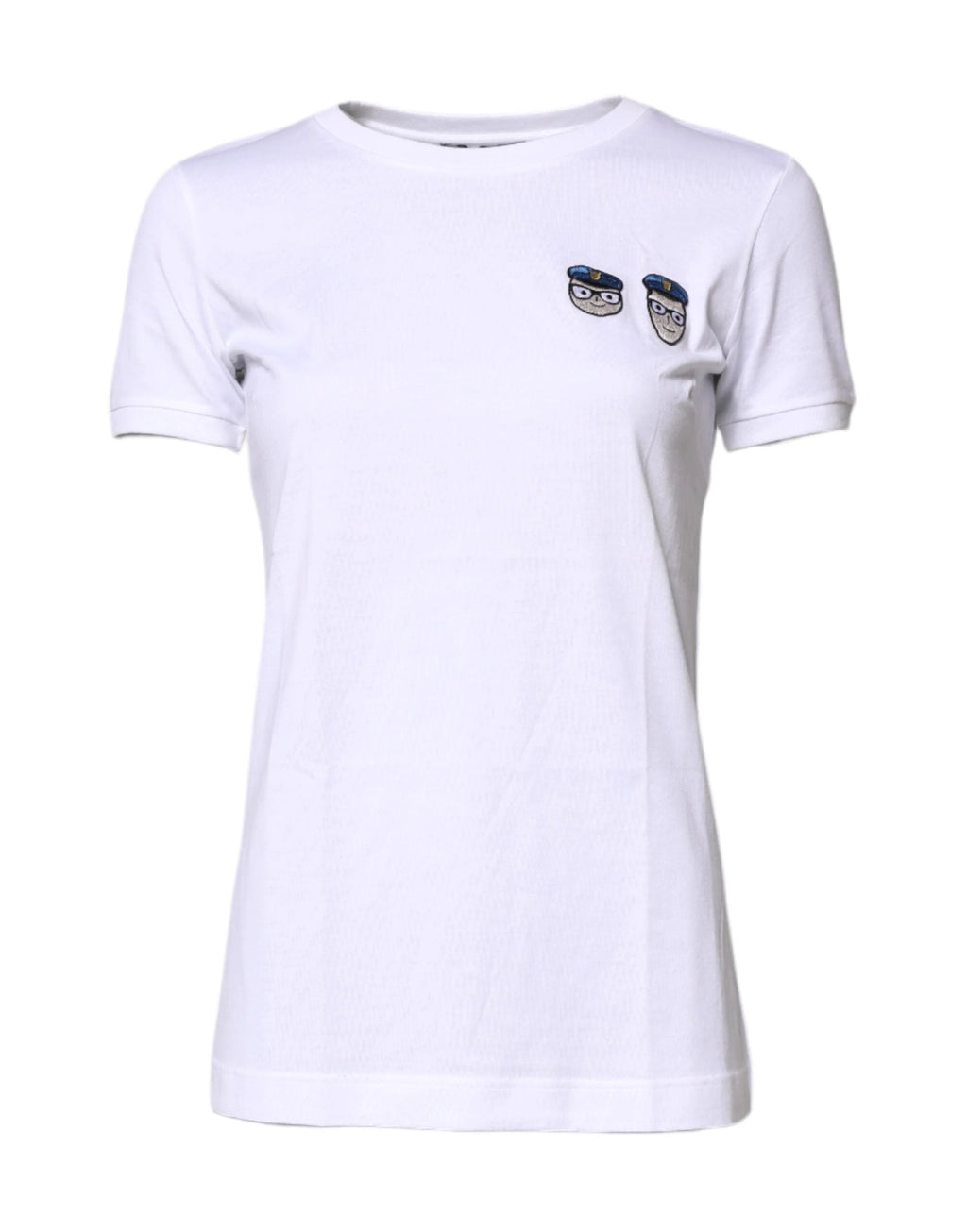 Dolce & Gabbana White #DGFamily Cotton Crew Neck T-shirt by Dolce & Gabbana