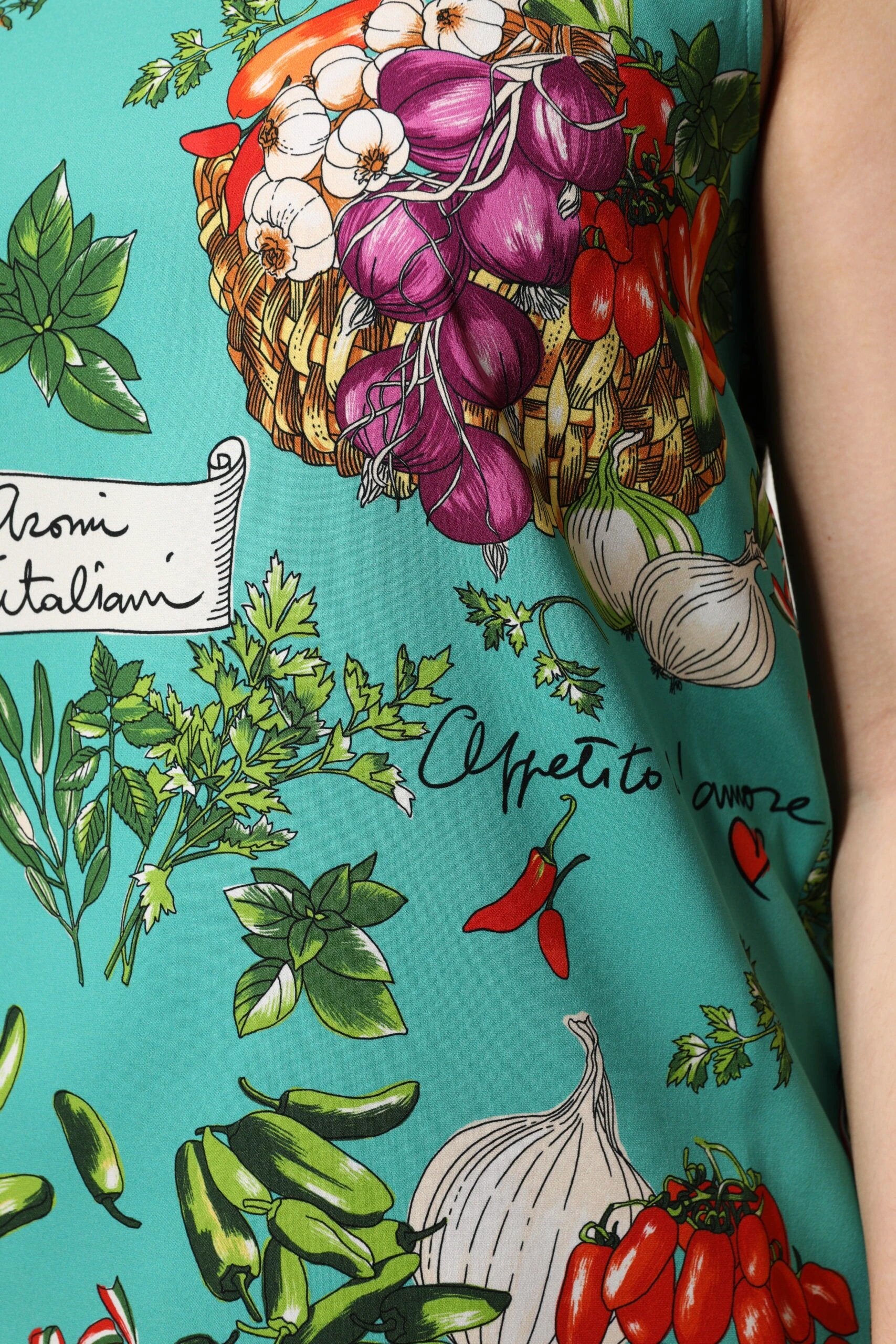 Dolce & Gabbana Multicolor Floral Silk Sleeveless Tank Top by Dolce & Gabbana