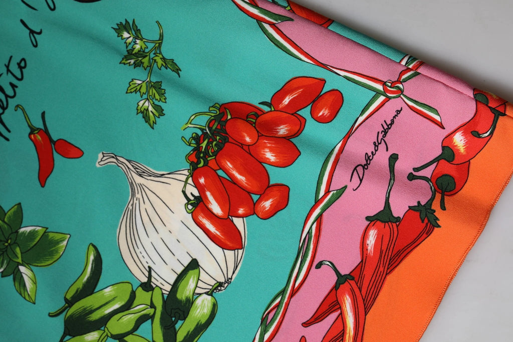 Dolce & Gabbana Multicolor Floral Silk Sleeveless Tank Top by Dolce & Gabbana