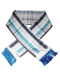 Dolce & Gabbana Multicolor Stripes Silk Fringes Neck Foulard Scarf by Dolce & Gabbana