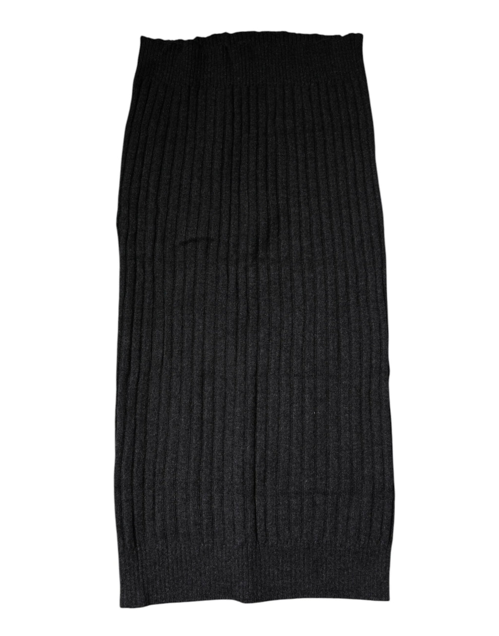 Dolce & Gabbana Black Cashmere Knitted Neck Warmer Foulard Scarf by Dolce & Gabbana
