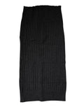 Dolce & Gabbana Black Cashmere Knitted Neck Warmer Foulard Scarf by Dolce & Gabbana