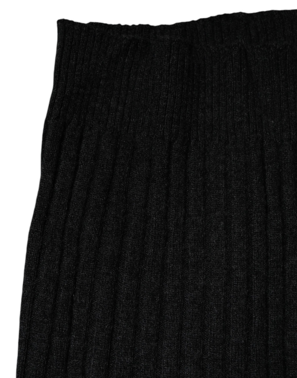 Dolce & Gabbana Black Cashmere Knitted Neck Warmer Foulard Scarf by Dolce & Gabbana
