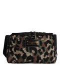 Dolce & Gabbana Multicolor Leopard DG Logo Belt Waist Fanny Pack Bag by Dolce & Gabbana