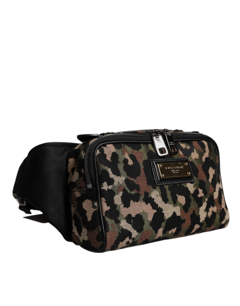 Dolce & Gabbana Multicolor Leopard DG Logo Belt Waist Fanny Pack Bag by Dolce & Gabbana