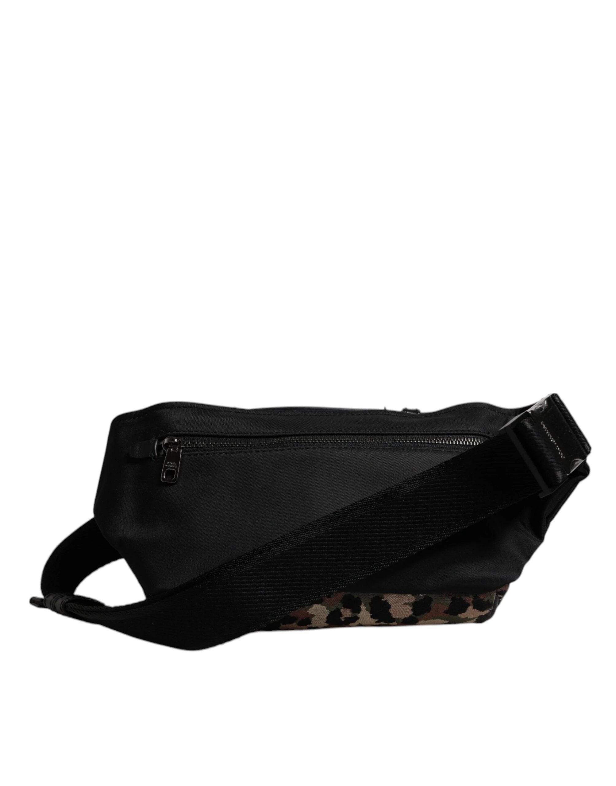 Dolce & Gabbana Multicolor Leopard DG Logo Belt Waist Fanny Pack Bag by Dolce & Gabbana