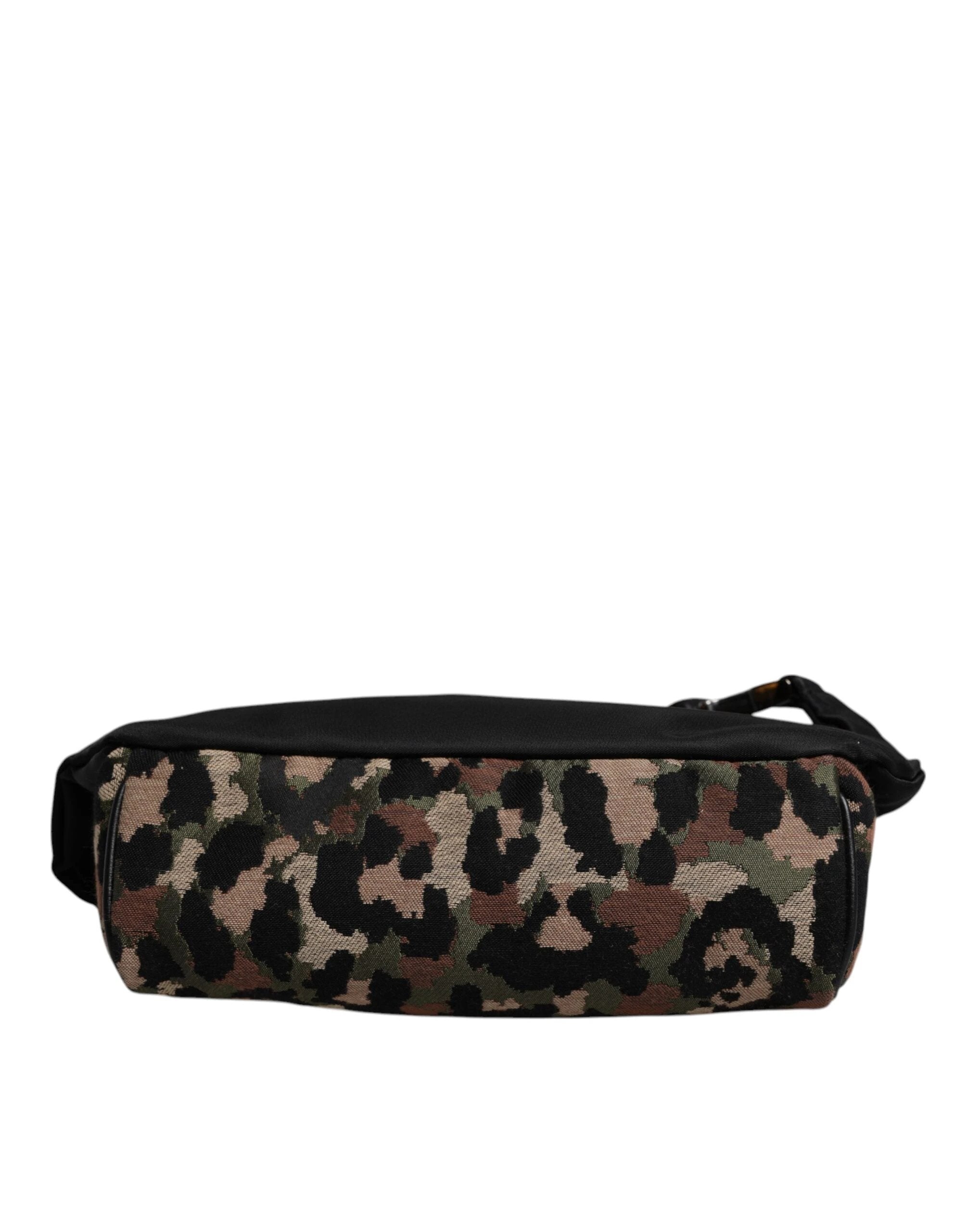 Dolce & Gabbana Multicolor Leopard DG Logo Belt Waist Fanny Pack Bag by Dolce & Gabbana