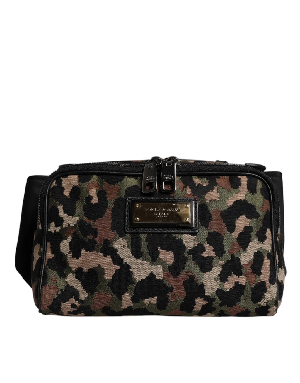 Dolce & Gabbana Multicolor Leopard DG Logo Belt Waist Fanny Pack Bag by Dolce & Gabbana