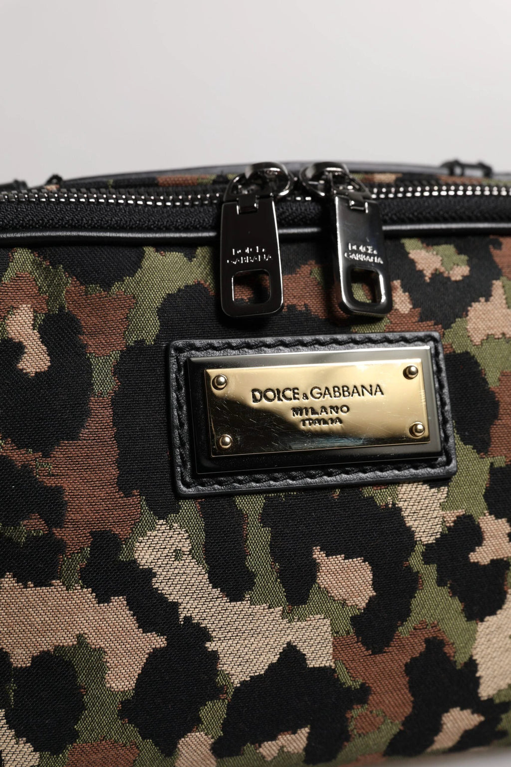 Dolce & Gabbana Multicolor Leopard DG Logo Belt Waist Fanny Pack Bag by Dolce & Gabbana