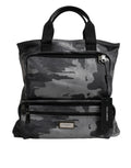 Dolce & Gabbana Black Camouflage Shoulder Strap Logo Plaque Bag by Dolce & Gabbana