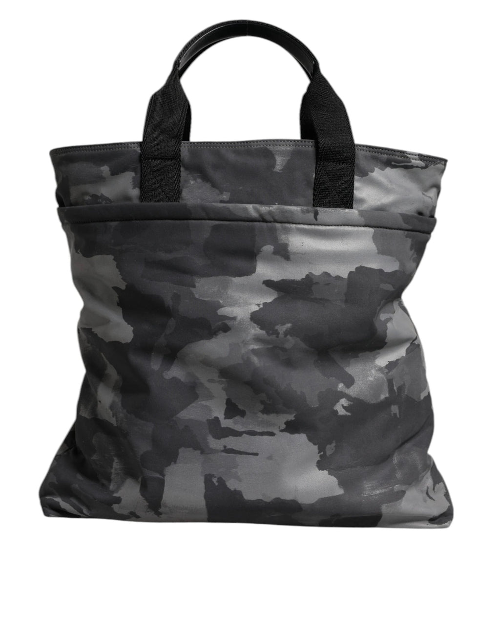 Dolce & Gabbana Black Camouflage Shoulder Strap Logo Plaque Bag by Dolce & Gabbana