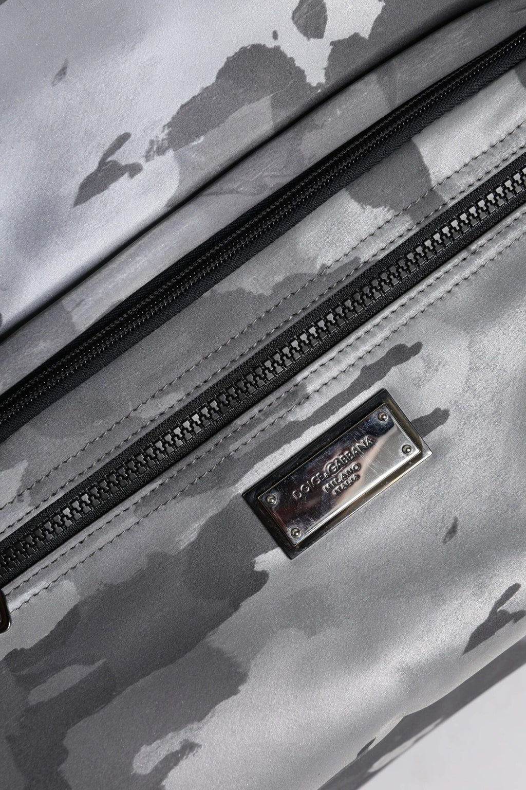 Dolce & Gabbana Black Camouflage Shoulder Strap Logo Plaque Bag by Dolce & Gabbana
