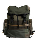 Dolce & Gabbana Military Green Patchwork School Backpack Bag by Dolce & Gabbana