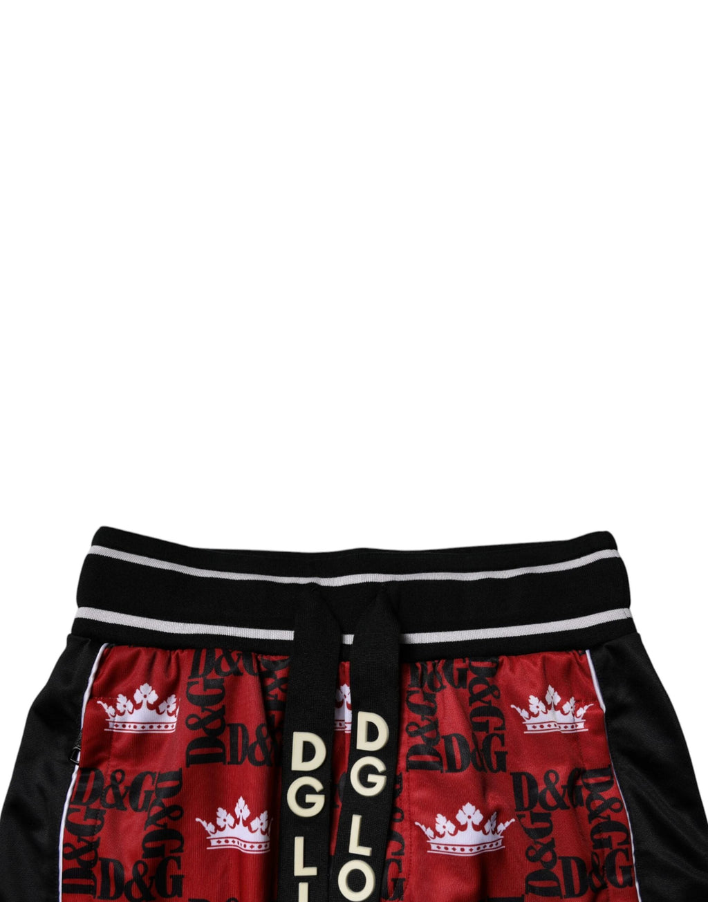Dolce & Gabbana Red Crown Logo Monogram Men Sweatpants Pants by Dolce & Gabbana
