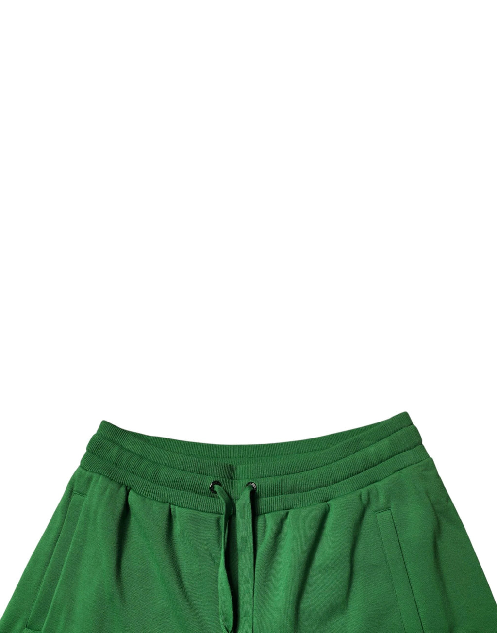 Dolce & Gabbana Green Cotton Men Sweatshorts Bermuda Shorts by Dolce & Gabbana